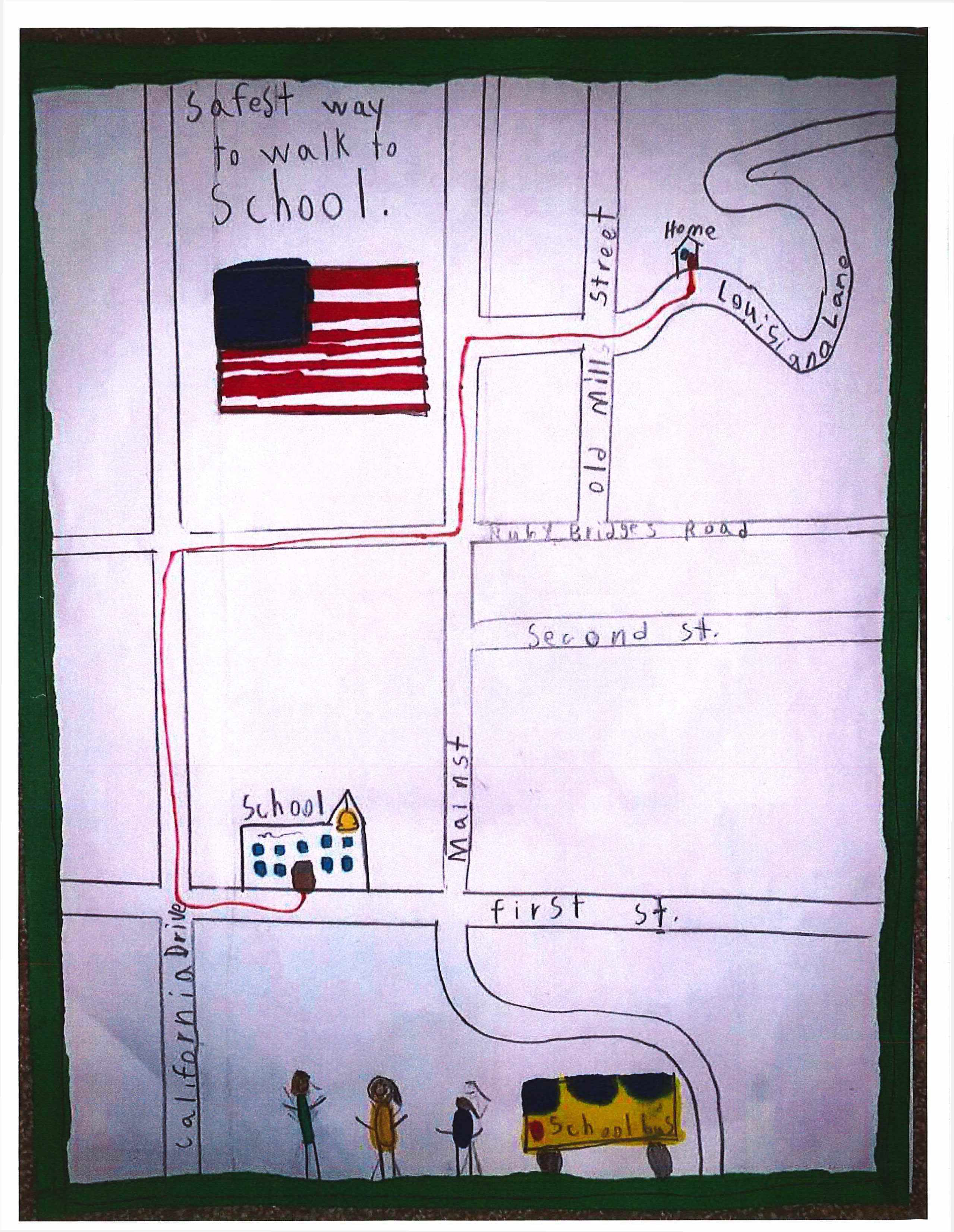 Map to Ruby Bridges School. 